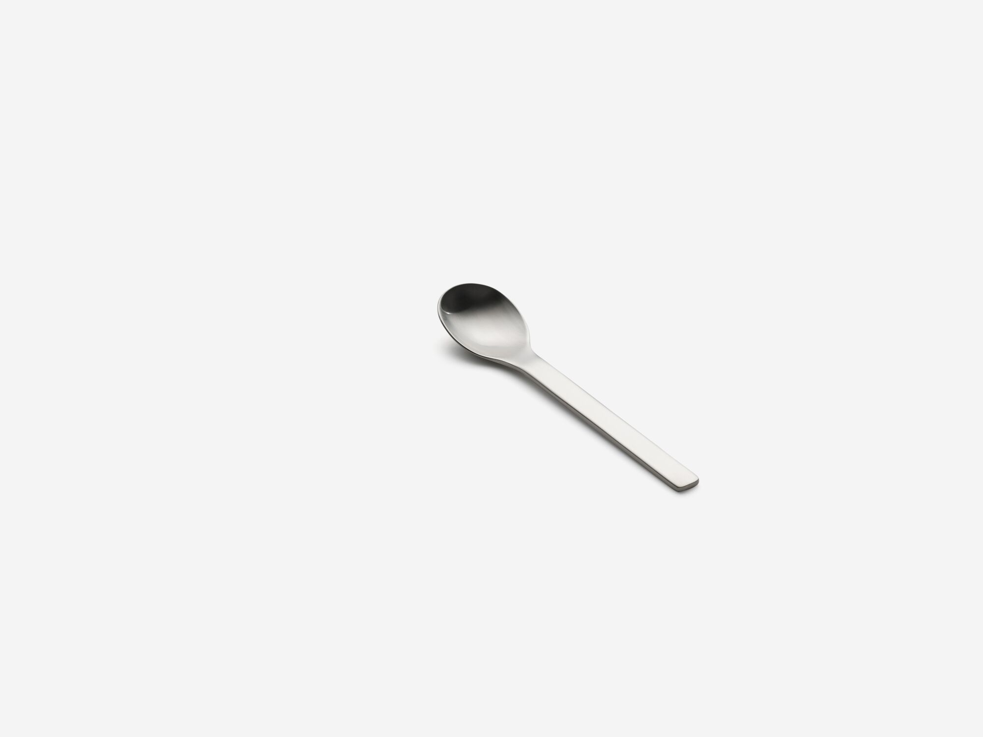 Top view of small modern spoon